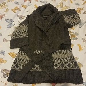 Wrap sweater